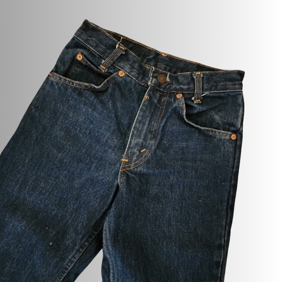 Vintage x 60s “made in Canada” Levi 50729-0217 Dark Blue Jean - Picture 6 of 11